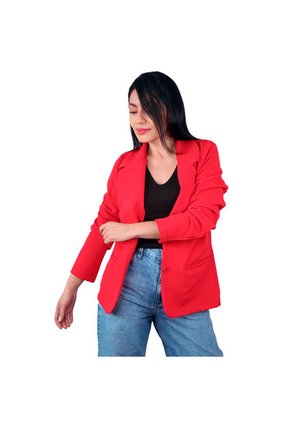 Chaqueta Liviana Mujer Lec Lee Rojo