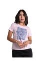 Camiseta Para Mujer Con Estampado Color Rosado Claro de Lec Lee