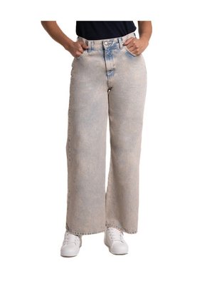 Jean Palazzo Para Mujer Color Dirty
