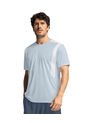 Camiseta Deportiva Masculina Con Tecnología De Secado Rápido 508007R Azul Claro de Leo