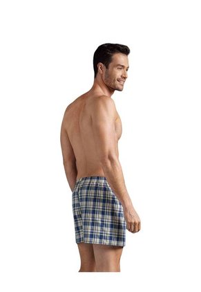Ropa Interior Masculina Boxer Suelto Azul LEO 33149X2