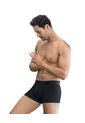 Ropa Interior Masculina Boxer Corto Negro LEO 33212X2 de Leo