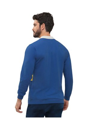 Camibuzo Con Franjas De Color M3034 Bloques Azul