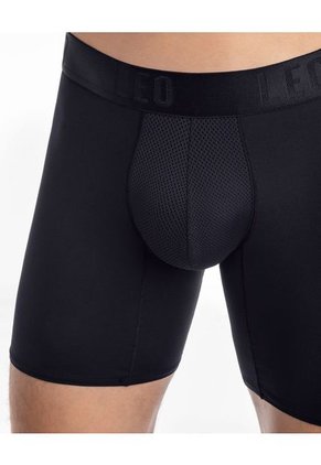 Ropa Interior Masculina Boxer Deportivo Negro LEO 033309