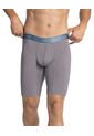 Leo Bóxer Largo Deportivo De Máxima Frescura En Microfibra 033290N Gris de Leo