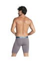 Leo Bóxer Largo Deportivo De Máxima Frescura En Microfibra 033290N Gris de Leo
