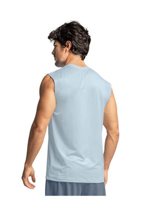 Camiseta Manga Sisa Deportiva Y De Secado Rápido Para Hombre 508023 Azul Claro