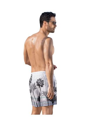 Masculino Swimwear Pantaloneta Multicolor LEO 505033