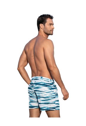 Masculino Swimwear Pantaloneta Multicolor LEO 505035
