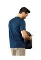Leo Camiseta Manga Corta Con Logo Bordado En Frente M2843M Azul de Leo