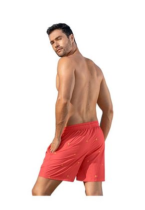 Masculino Swimwear Pantaloneta Naranja LEO 505033