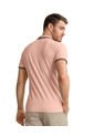 Camiseta Tipo Polo Con Cuello Y Mangas Tejidas M2654M Rosa de Leo