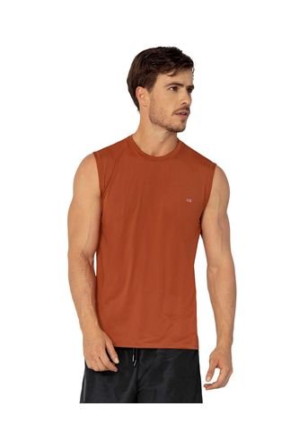 Camiseta Manga Sisa Deportiva Y De Secado Rápido Para Hombre 508023 Terracota Leo