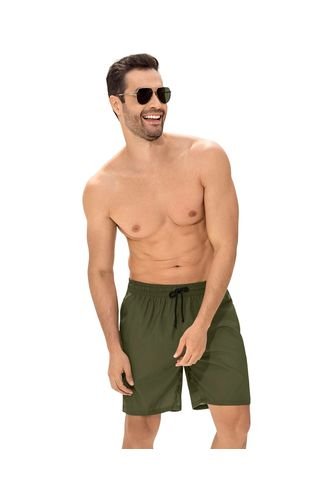Leo - Masculino Swimwear Pantaloneta Verde LEO 505034