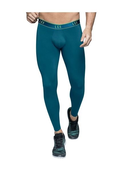 Leo Licra Deportiva En Microfibra Con Mallas Transpirables Para Hombre 033314 Azul