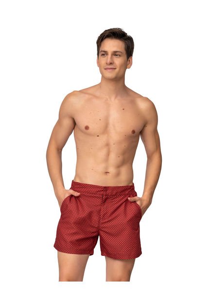 Masculino Swimwear Pantaloneta Multicolor LEO 505035