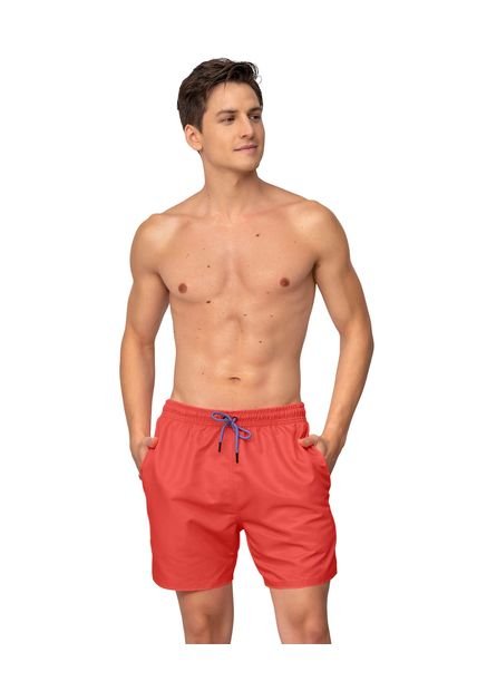 Masculino Swimwear Pantaloneta Naranja LEO 505033