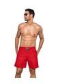 Masculino Swimwear Pantaloneta Rojo LEO 505037 de Leo