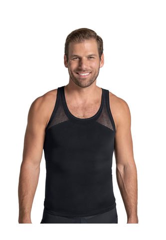 Fajas Masculinas Control De Abdomen Negro LEO 035010 Leo