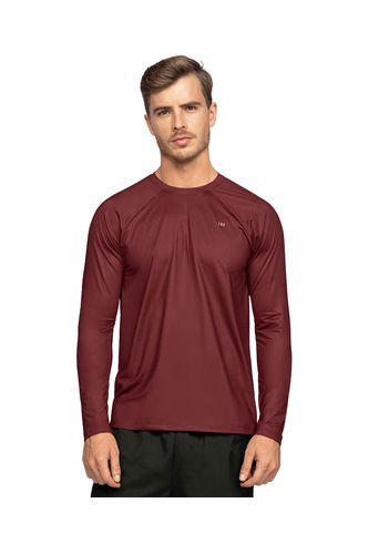 Camiseta Deportiva Masculina Manga Larga Con Protección UV 508025N Violeta Leo
