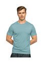 Camiseta Deportiva Masculina Semiajustada De Secado Rápido 508007 Azul de Leo