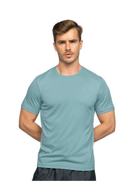 Camiseta Deportiva Masculina Semiajustada De Secado Rápido 508007 Azul