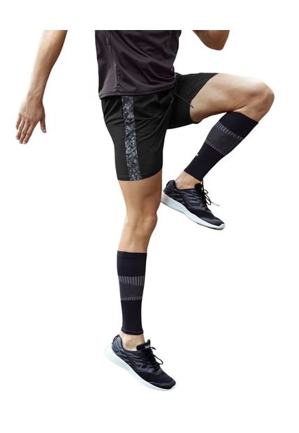 Ropa Deportiva Masculina Pantaloneta Negro LEO 518021