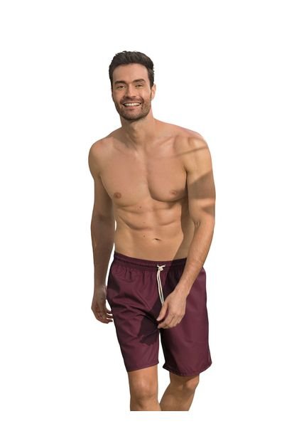 Masculino Swimwear Pantaloneta Violeta LEO 505032
