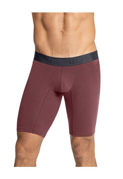 Ropa Interior Masculina Boxer Largo Rojo LEO 033310
