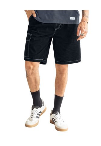 Bermuda Oversized Tipo Cargo M3101 Negro Leo