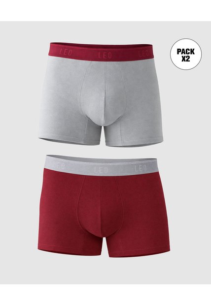Ropa Interior Masculina Boxer Corto Leo 33212X2