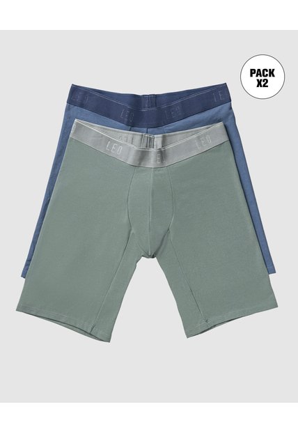 Ropa Interior Masculina Boxer Largo Leo 33253X2