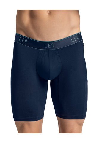 Bóxer Deportivo Largo Con Bolsillo Lateral En Microfibra 033309 Azul Leo