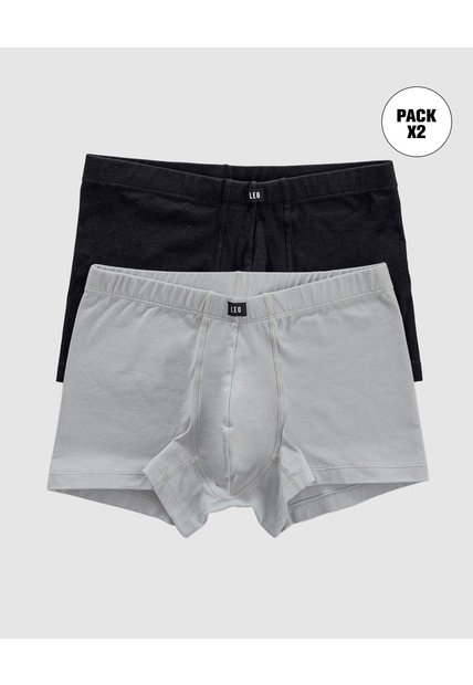 Ropa Interior Masculina Boxer Corto Leo 33358X2