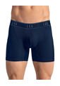Bóxer En Microfibra Con Mallas Transpirables Frontales 033354 Azul de Leo