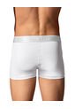 Bóxer Corto Con Buen Ajuste Al Cuerpo 033355 Blanco de Leo