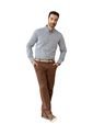 Ropa Exterior Masculina Pantalón Marrón LEO M2249 de Leo