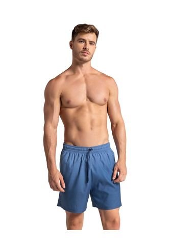 Pantaloneta De Baño Masculina Con Práctico Bolsillo Al Lado Derecho 505041 Azul Degradé Leo