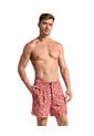 Pantaloneta De Baño Masculina Con Práctico Bolsillo Al Lado Derecho 505041 Rojo de Leo