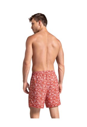 Pantaloneta De Baño Masculina Con Práctico Bolsillo Al Lado Derecho 505041 Rojo