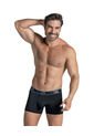 Ropa Interior Masculina Boxer Corto Negro LEO 033341 de Leo