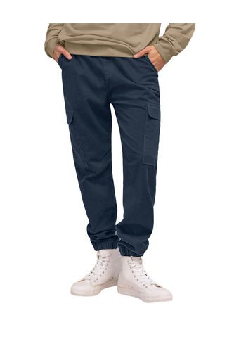 Jogger Tipo Cargo M3047 Azul Oscuro Leo