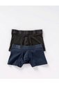 Ropa Interior Masculina Boxer Corto Negro LEO 33212X2 de Leo