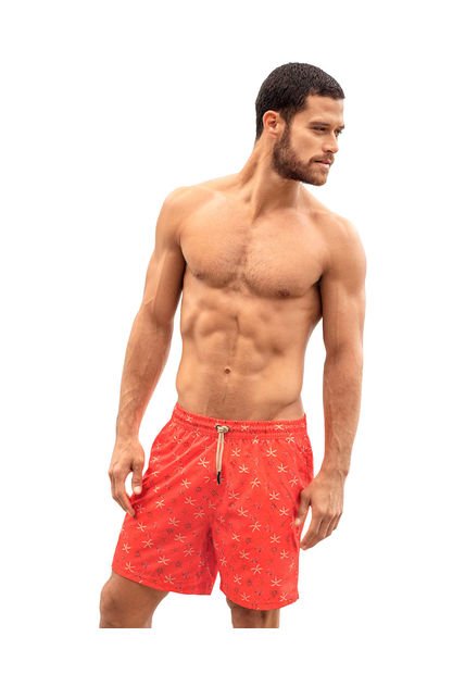 Masculino Swimwear Pantaloneta Multicolor LEO 505033