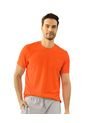 Camiseta Deportiva Masculina Semiajustada Secado Rápido 508007 Naranja de Leo