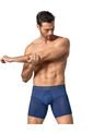 Ropa Interior Masculina Boxer Deportivo Azul LEO 033330 de Leo