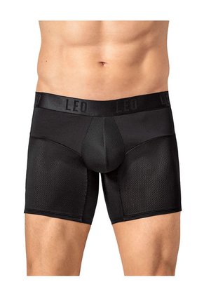 Ropa Interior Masculina Boxer Deportivo Negro LEO 033330