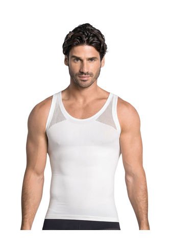 Fajas Masculinas Control De Abdomen Blanco LEO 035010 Leo