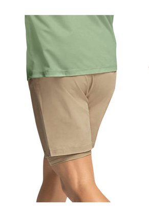 Leo Pantaloneta Deportiva Con Bolsillo Lateral Con Bóxer Interno 518019