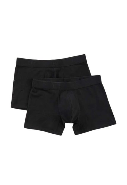 Leo Paquete X2 Bóxers Cortos En Algodón Elástico 33212X2